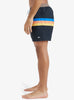 Bañador Quiksilver Everyday Staright 15 Black Retro Stripe