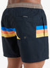 Bañador Quiksilver Everyday Staright 15 Black Retro Stripe