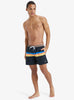 Bañador Quiksilver Everyday Staright 15 Black Retro Stripe