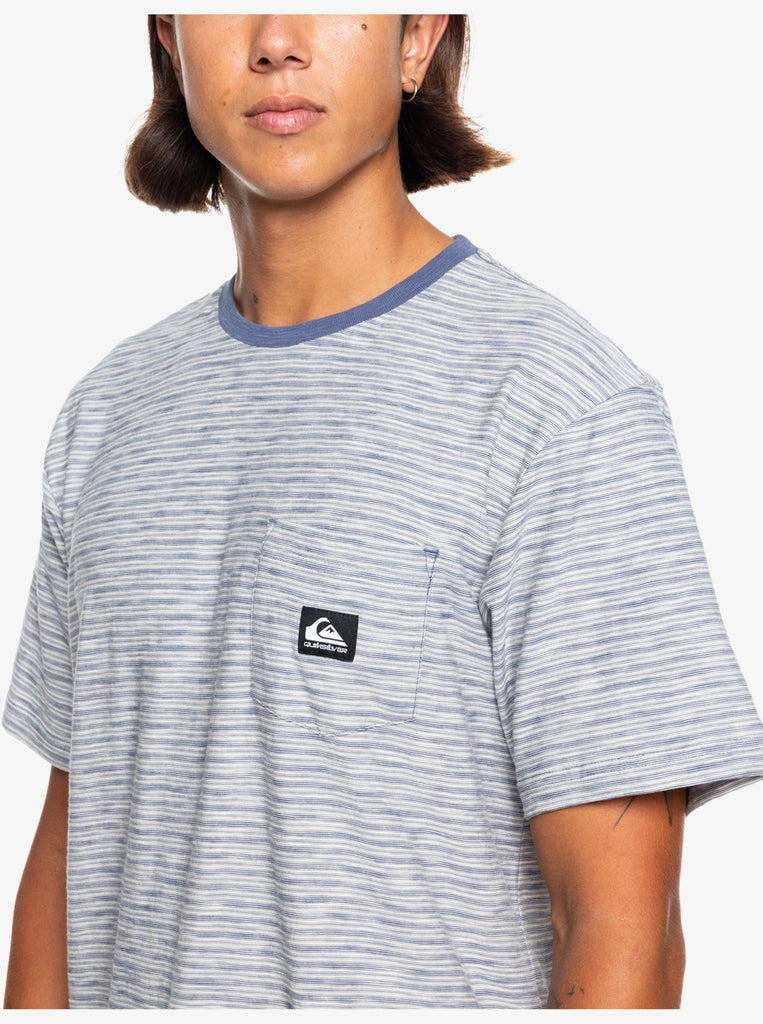 Camiseta Quiksilver Kentin Pocket Vintage Indigo