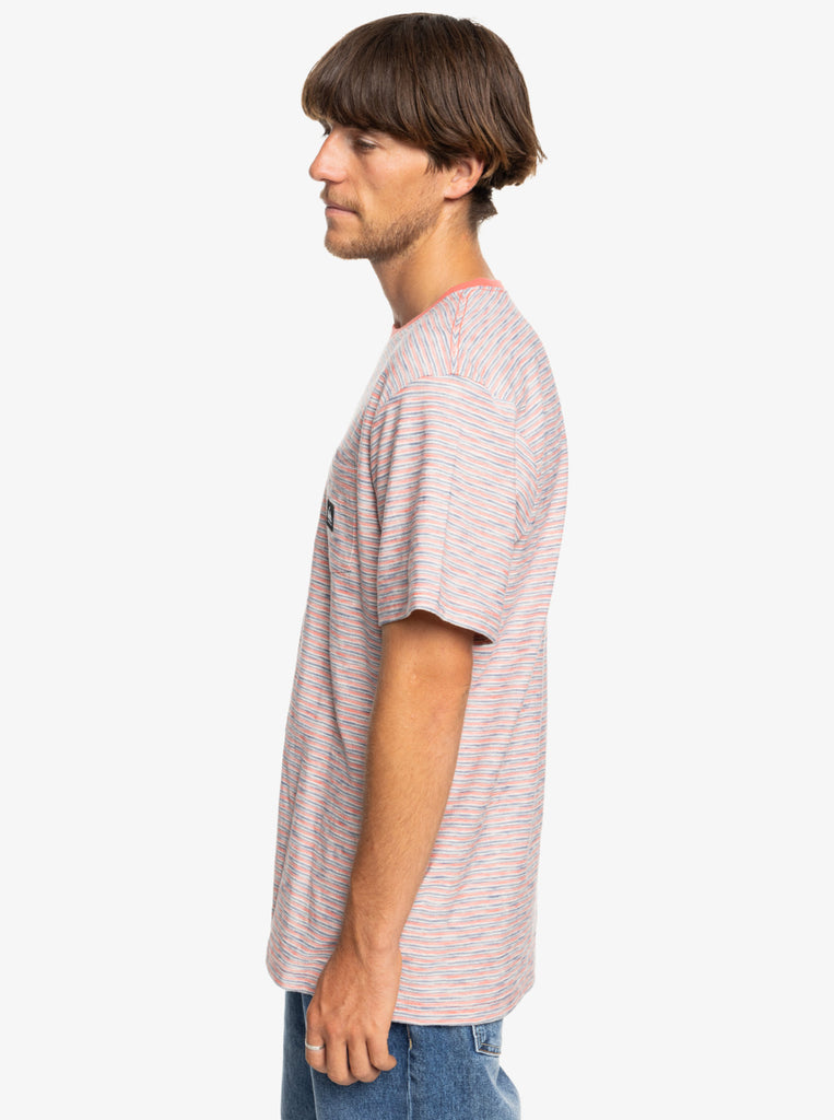 Camiseta Quiksilver Kentin Pocket Spiced Coral