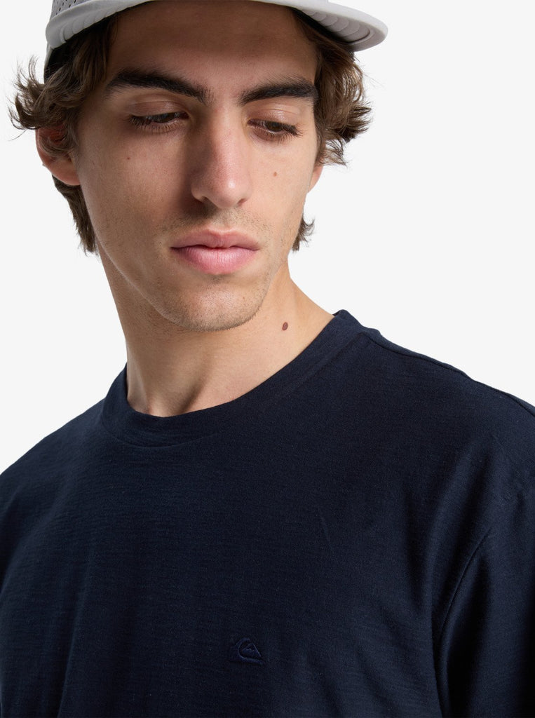Camiseta Quiksilver Slub Roundneck Dark Navy