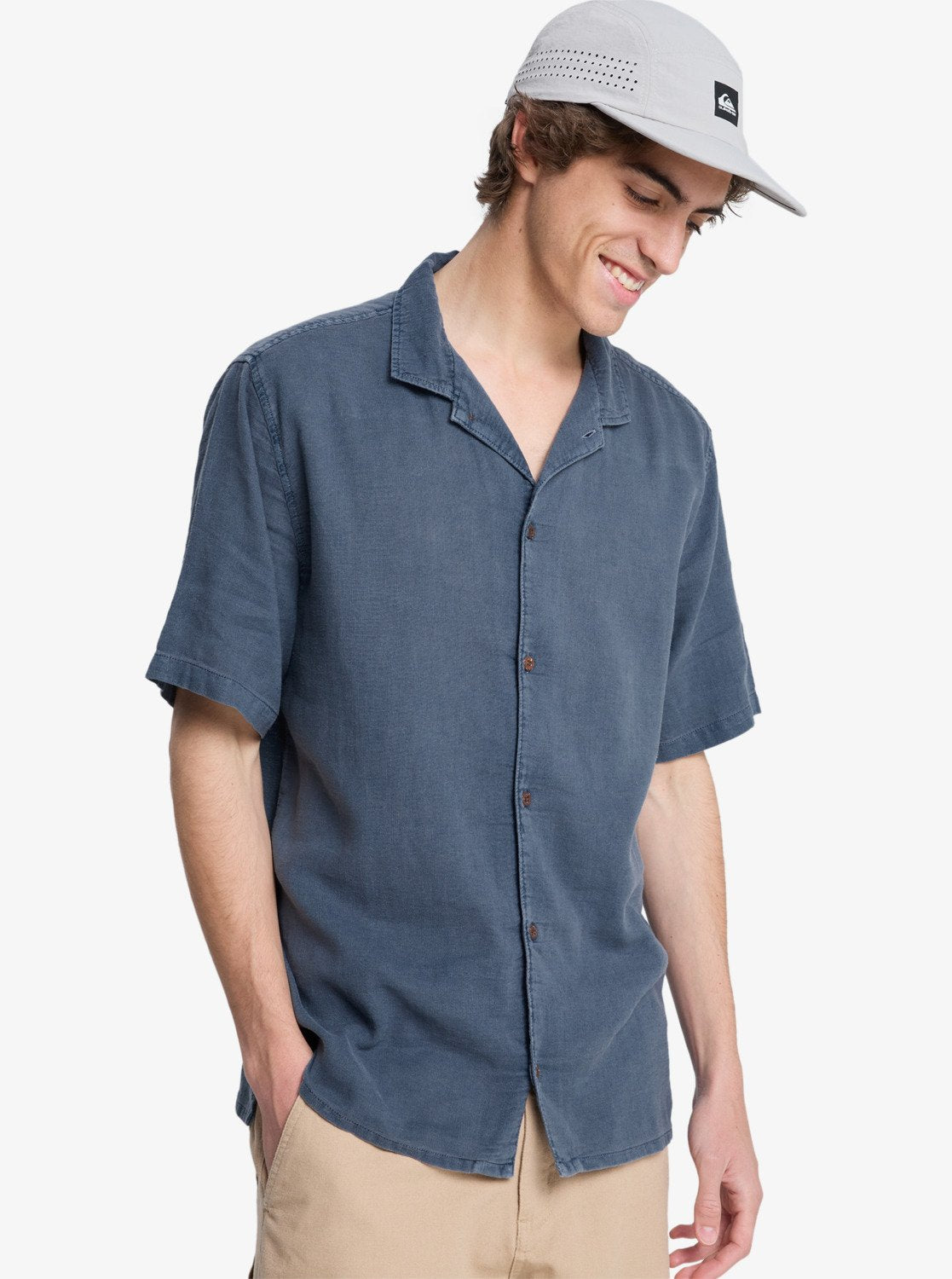 Camisa Quiksilver Sunrise Dark Navy