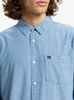 Camisa Quiksilver Yosemite Chambrayls Ashley Blue