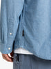 Camisa Quiksilver Yosemite Chambrayls Ashley Blue