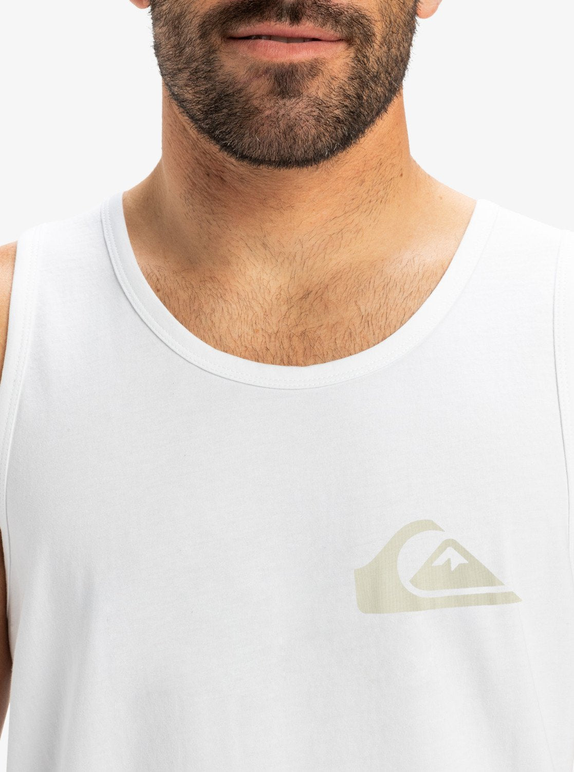 Camiseta Quiksilver Comp Logo Tank White