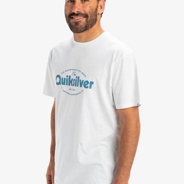 Camiseta Quiksilver Ev Shape All Day White