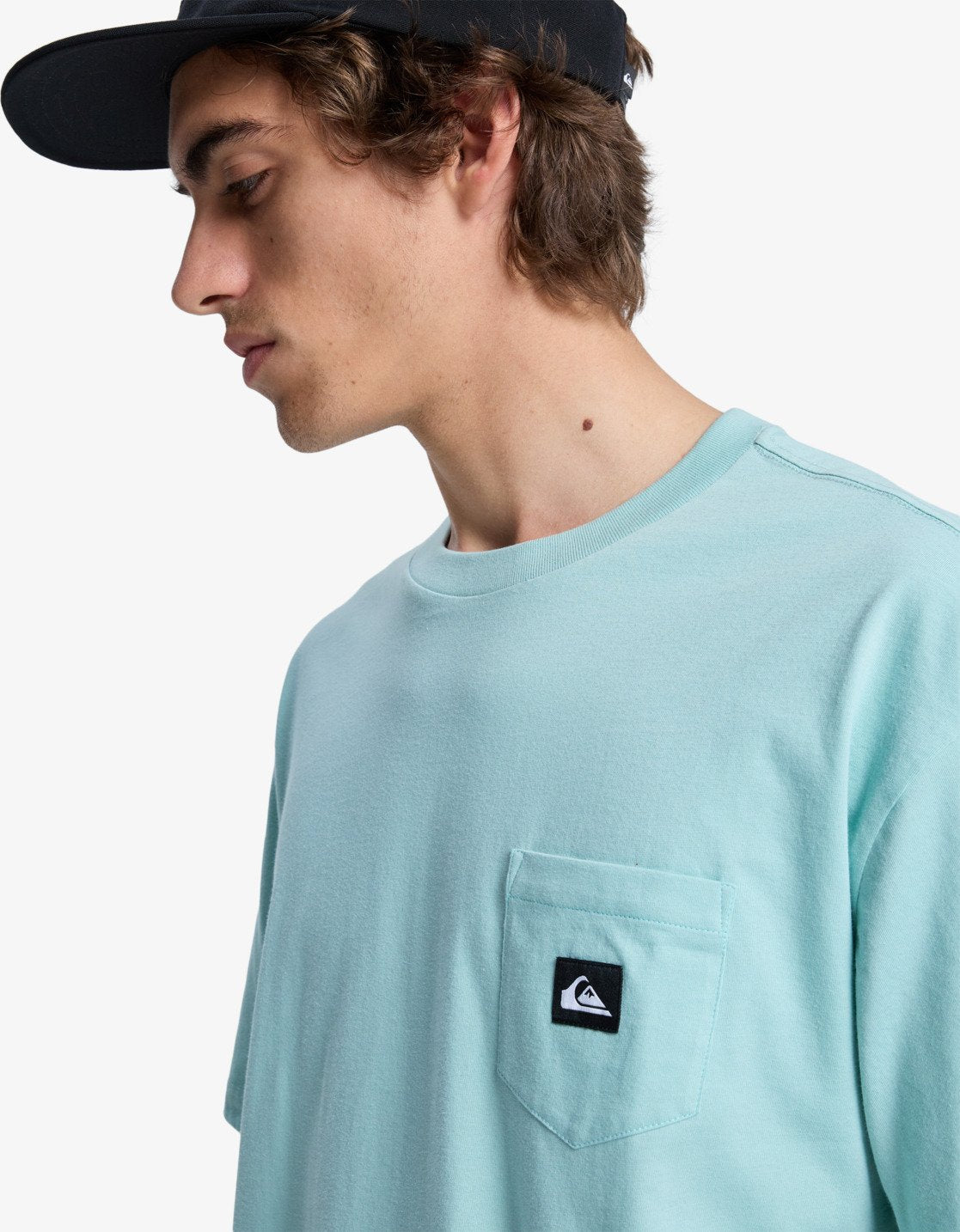Camiseta Quiksilver Salt Water Pocket Blue Haze