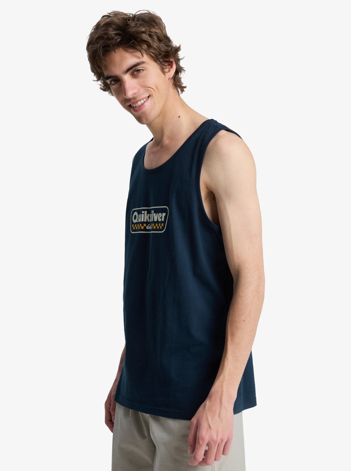 Camiseta Quiksilver EV Starting Grid Dark Navy