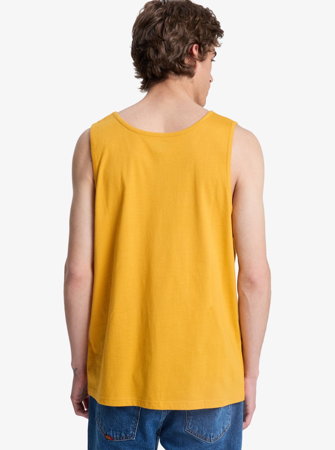 Camiseta Quiksilver EV Starting Grid Mineral Yellow