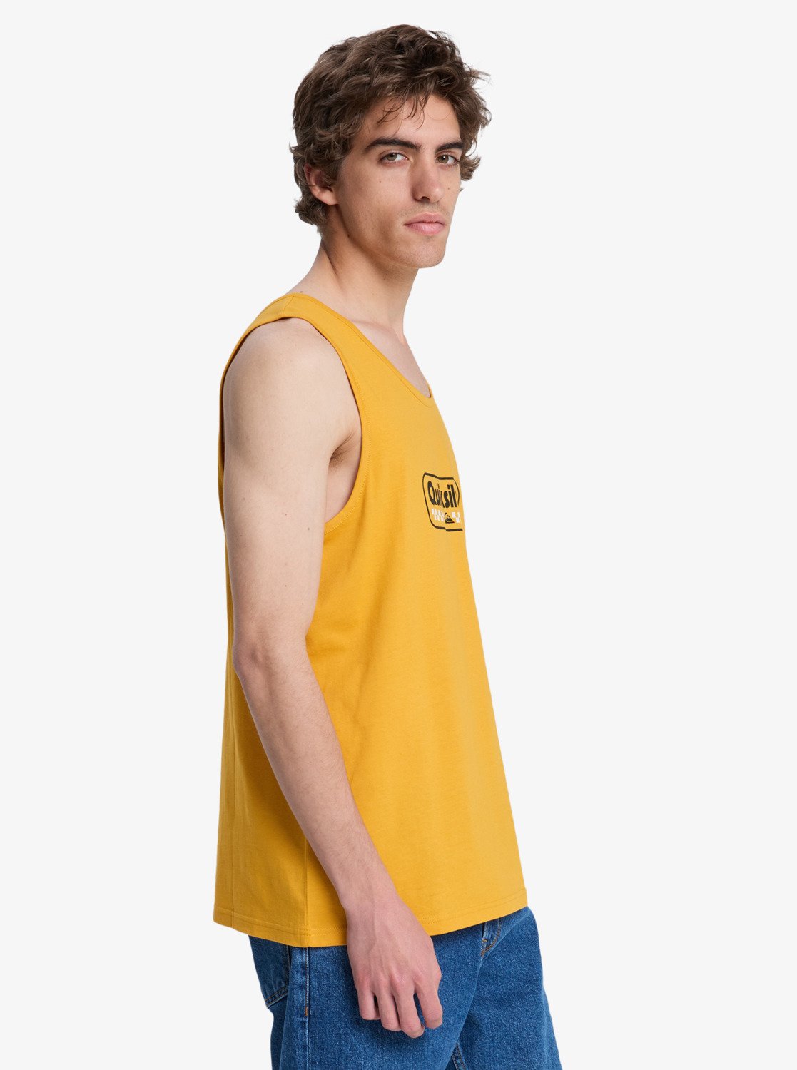 Camiseta Quiksilver EV Starting Grid Mineral Yellow