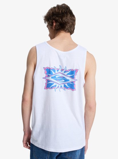 Camiseta Quiksilver Starfish Stamp White