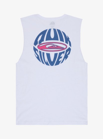 Camiseta Quiksilver EV Quikglobe Muscle White