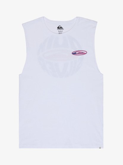 Camiseta Quiksilver EV Quikglobe Muscle White