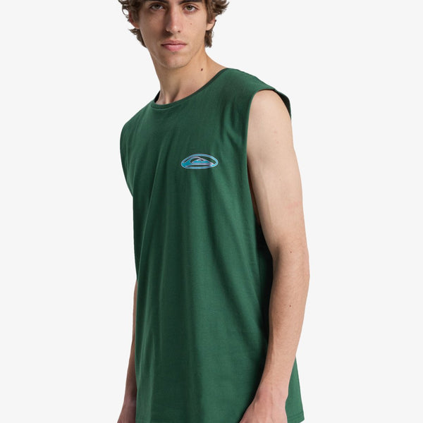 Camiseta Quiksilver EV Quikglobe Muscle Forest