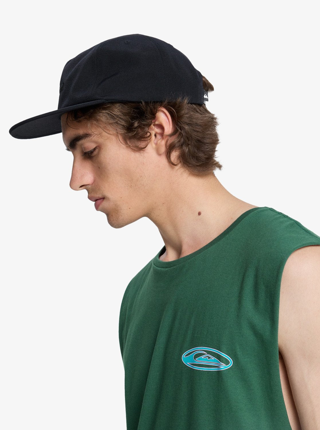 Camiseta Quiksilver EV Quikglobe Muscle Forest