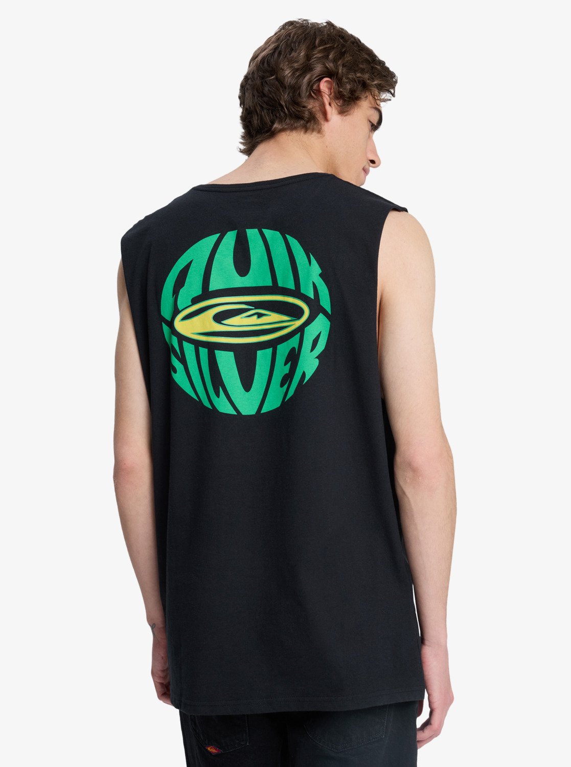 Camiseta Quiksilver EV Quikglobe Muscle Black