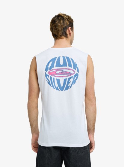 Camiseta Quiksilver EV Quikglobe Muscle White