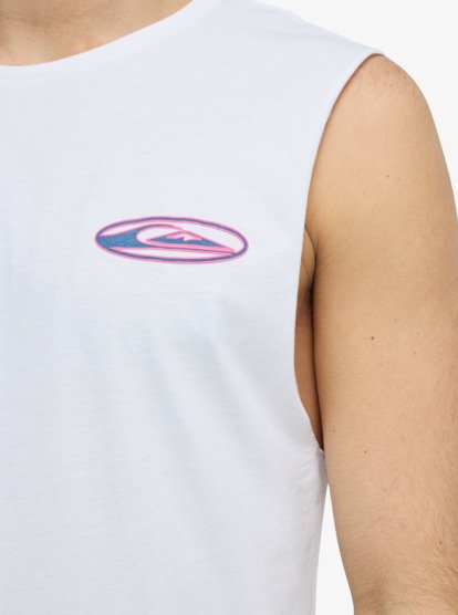 Camiseta Quiksilver EV Quikglobe Muscle White