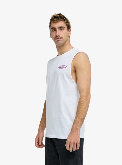 Camiseta Quiksilver EV Quikglobe Muscle White