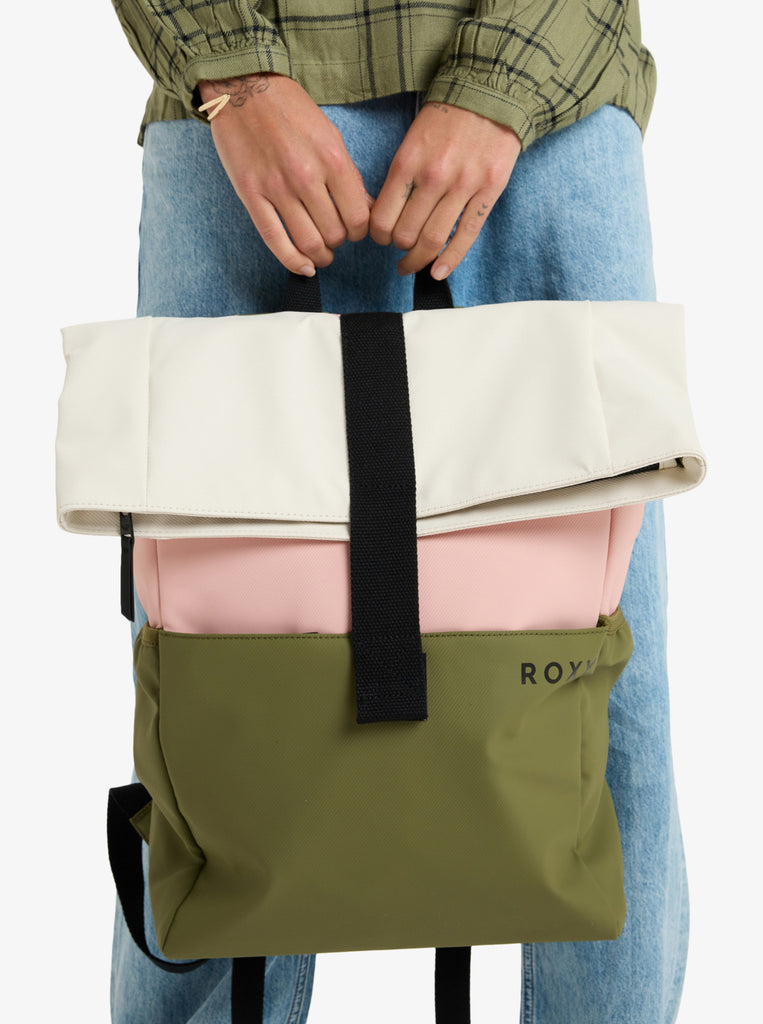 Mochila Roxy Pop It Oil Green