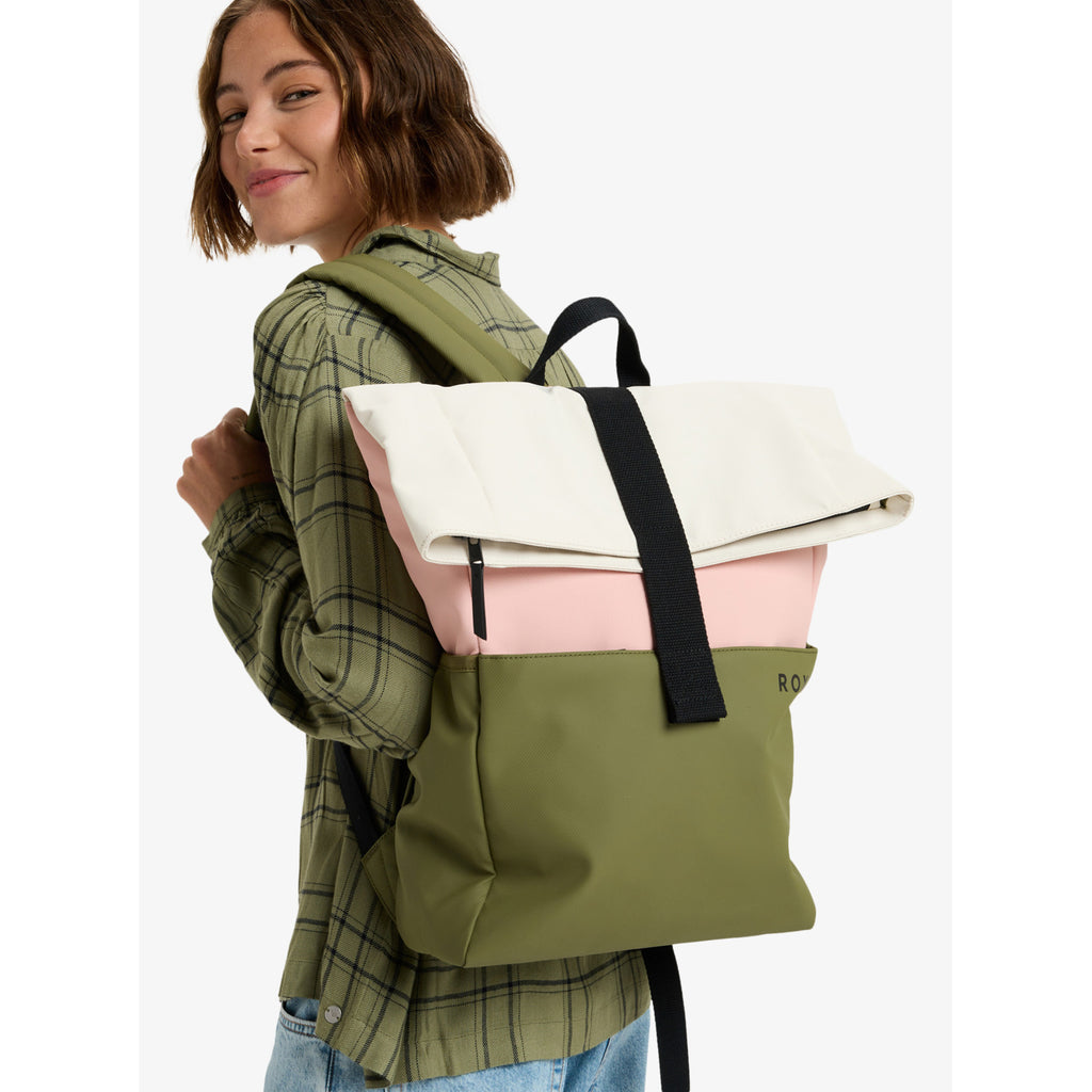 Mochila Roxy Pop It Oil Green
