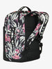 Mochila Roxy Current Vibes Anthracite wind swept floral