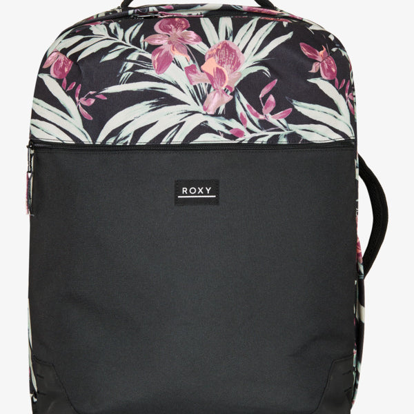 Mochila Roxy Current Vibes Anthracite wind swept floral