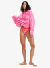 Sudadera Roxy Surf Stoked Hoodie Brushed Art Pink Cosmos