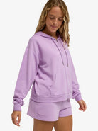 Sudadera Roxy Surfing By Daylight Full Zip - Rosa (Crocus Petal) - imagen oficial de producto, vista frt2