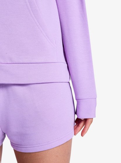 Sudadera Roxy Surfing By Daylight Full Zip - Rosa (Crocus Petal) - imagen oficial de producto, vista frt5