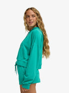 Sudadera Roxy Surfing By Daylight - Verde (Sea Green) - imagen oficial de producto, vista frt2