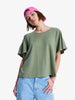 Camiseta Roxy Time For Palm Tree Oil Green