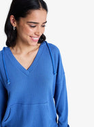 Jersey Roxy Ocean Drive - Azul (Dutch Blue) - imagen oficial de producto, vista frt3