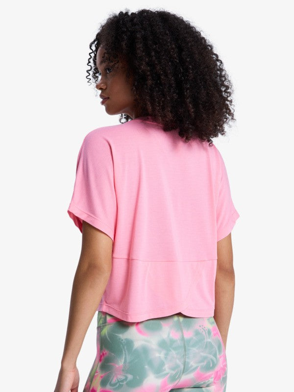 Camiseta Roxy Tech Everyday Flow Tee Plumeria