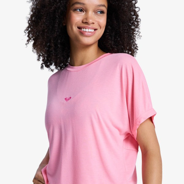 Camiseta Roxy Tech Everyday Flow Tee Plumeria