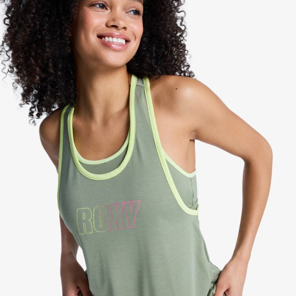 Camiseta Roxy Everyday Flow Tank Oil Green