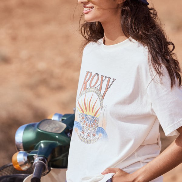 Camiseta Roxy Dreamers Women Egret