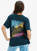 Camiseta Roxy Sunnyoversize Optic Wash Anthracite