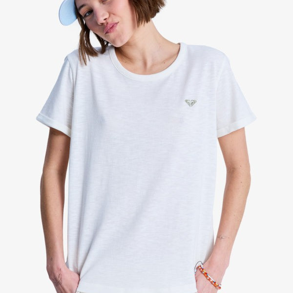 Camiseta Roxy Oceanwave Regular Emby Egret