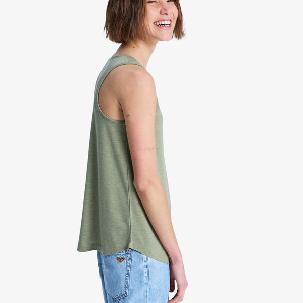 Top Roxy Surfclassic Oil Green