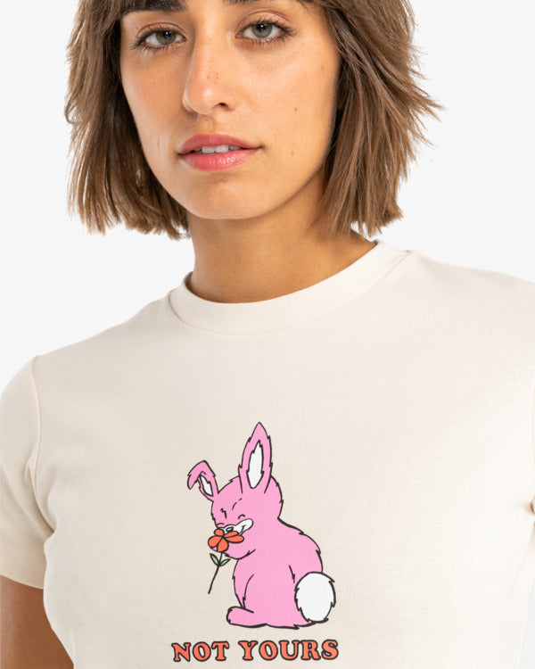 Camiseta Rvca Not Yours Tee Latte