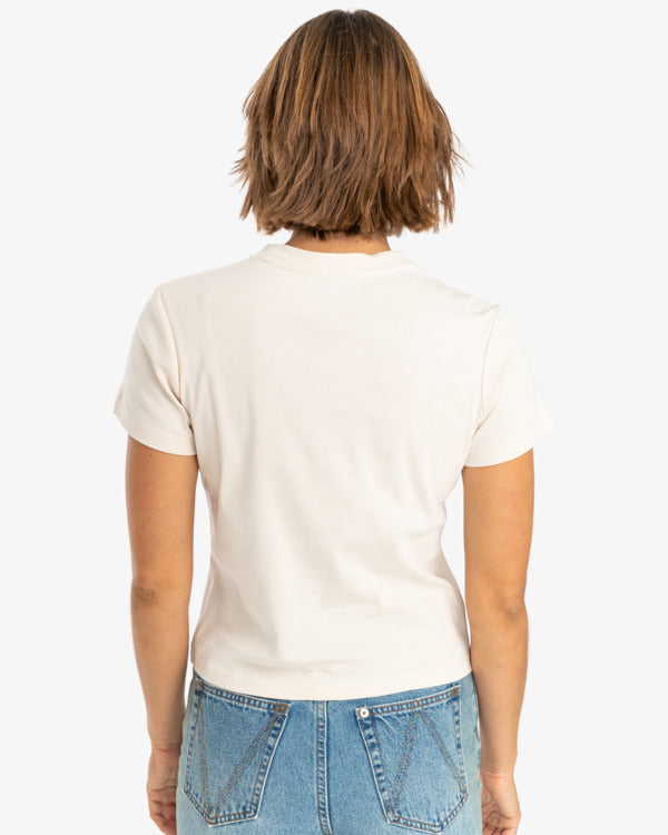 Camiseta Rvca Barbed Tee Latte