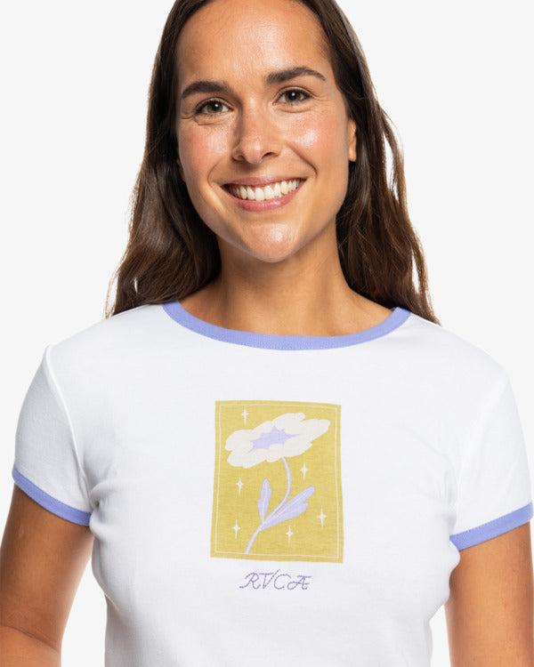 Camiseta Rvca Gabrille Monceaux Ringer Tee