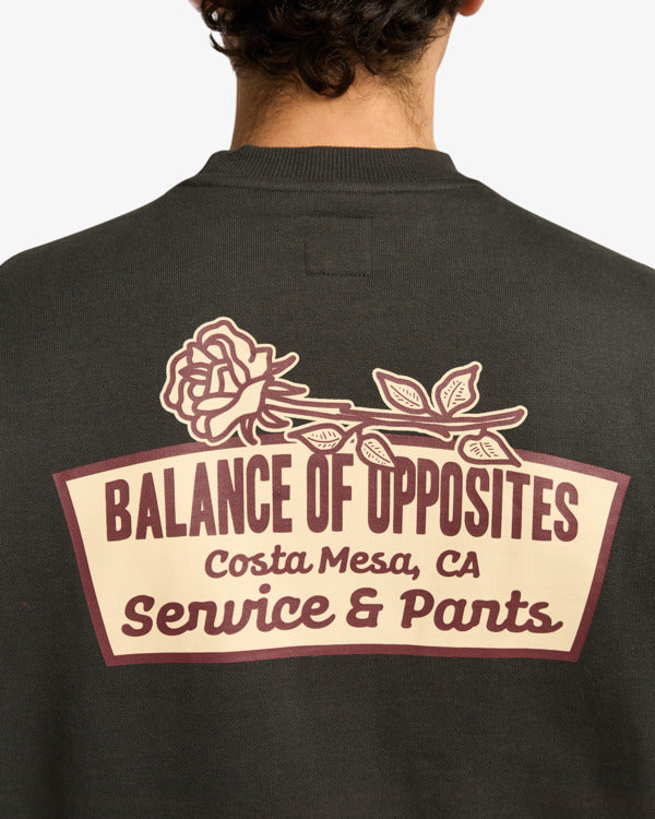 Sudadera RVCA Rose Sign Black