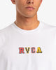 Camiseta Rvca Letterman White