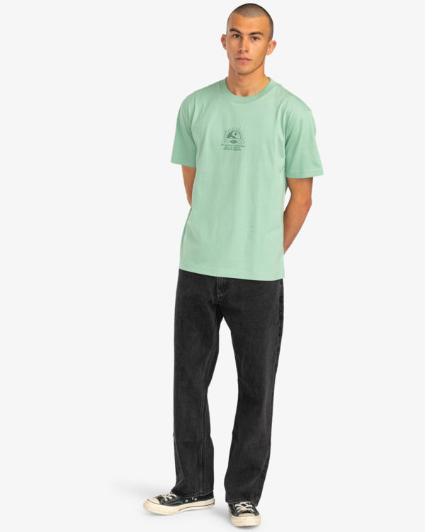 Camiseta Rvca Balance Rise Green Haze