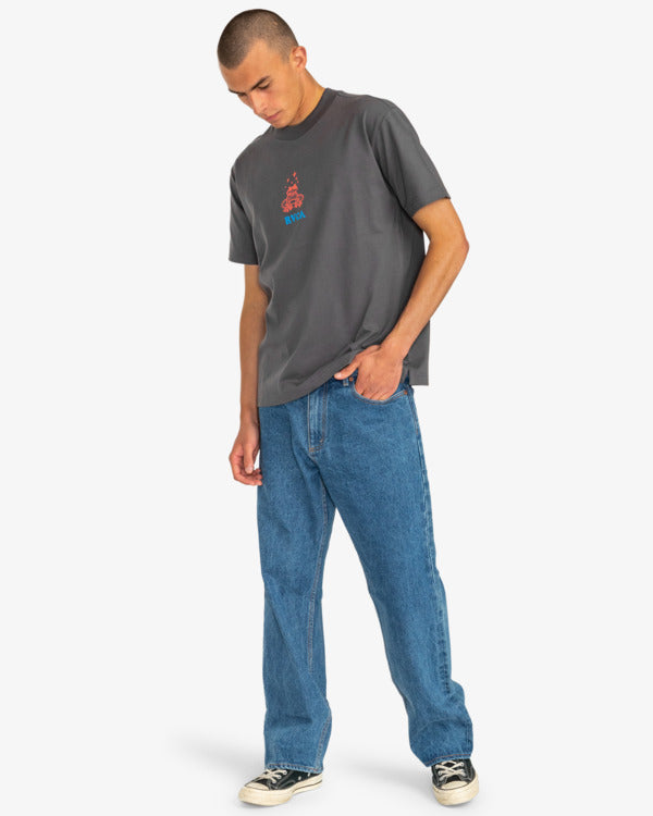 Camiseta Rvca Magic Frog Garage Blue