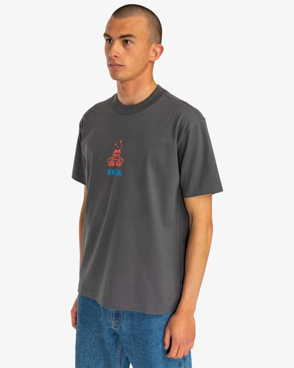 Camiseta Rvca Magic Frog Garage Blue