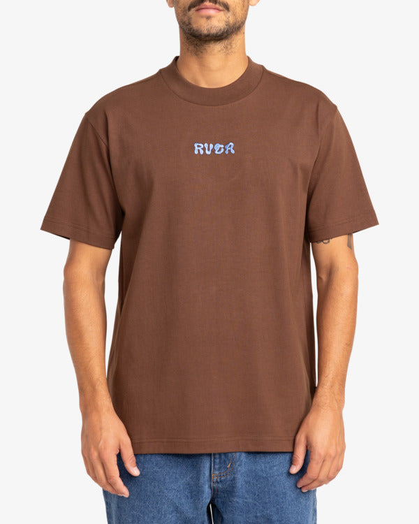Camiseta Rvca Decoshroom Chocolate